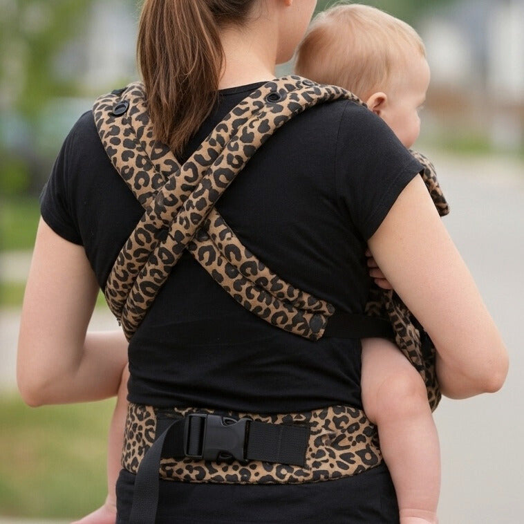 Maison Koala Porte-bébé Ergonomique - Coton - Leopard