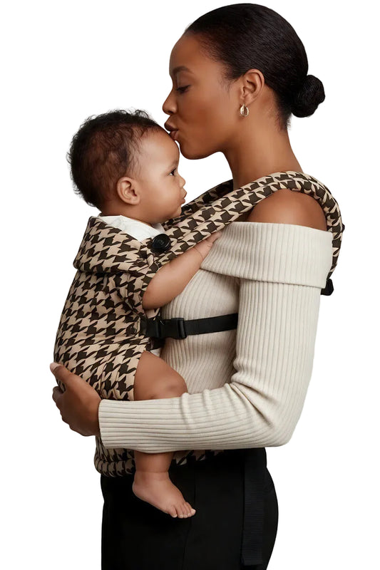 Maison Koala Porte-bébé Ergonomique - Coton - Noir et Marron