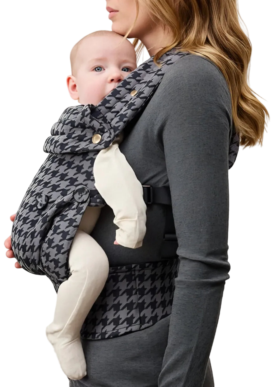 Maison Koala Porte-bébé Ergonomique - Coton - Noir et Gris